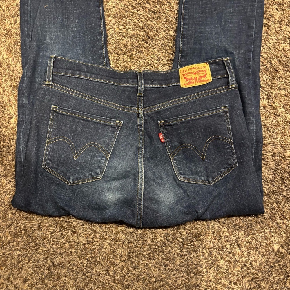 Levi's Women's Dark Blue Straight Leg Jeans
